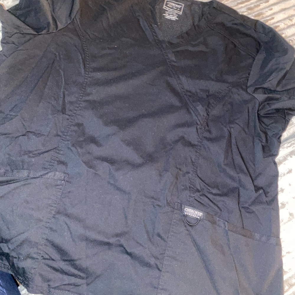 Cherokee Black Scrub Top